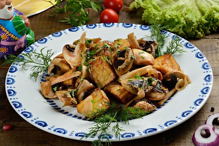 Картошка с грибами