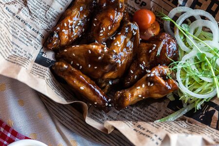 Острые куриные крылья