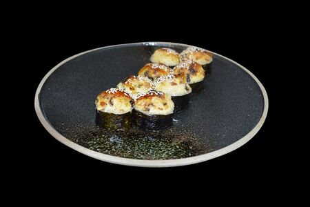 Запеченный с курицей и угрем