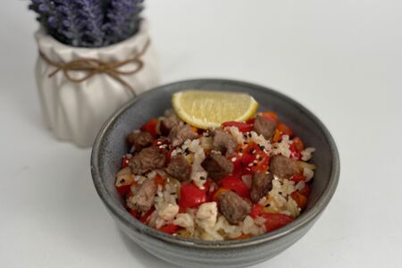 Рис с говядиной