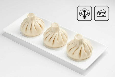 Хинкали со шпинатом 3 шт