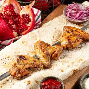 Шашлык из куриных крылышек