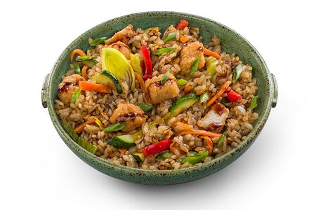 Тяхан с цыпленком