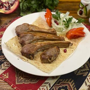 Шашлык из каре ягненка