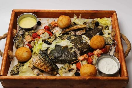 Ассорти гриль рыбное