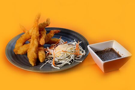 Креветки в темпуре 