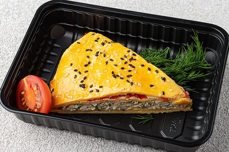 Мясной пирог с сулугуни