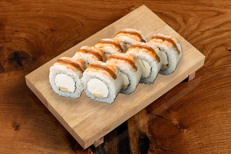 Ролл креветка с трюфельным соусом