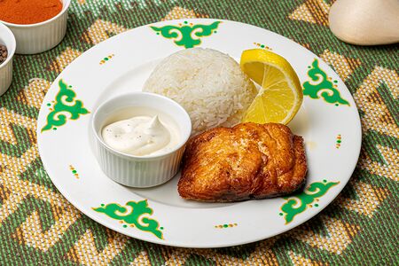 Балык с рисом