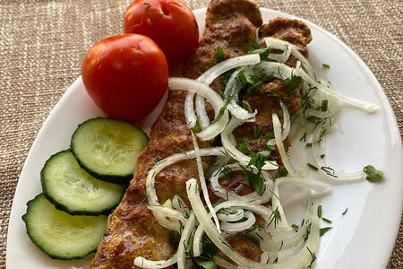 Люля-кебаб cвинo-говяжий