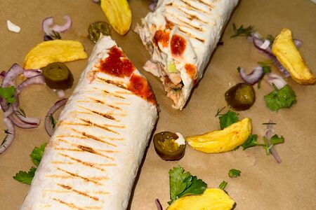 Шаурма с грибами