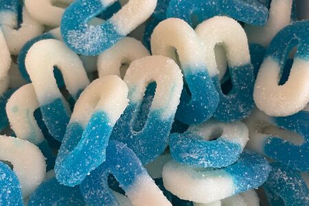 Веганские синие кольца