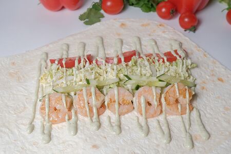 Цезарь с креветками