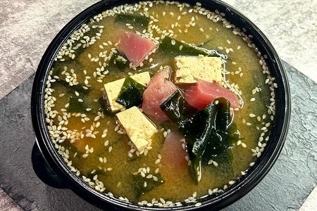 Мисо-суп с лососем