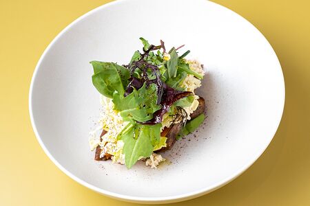 Батат с копченым тофу