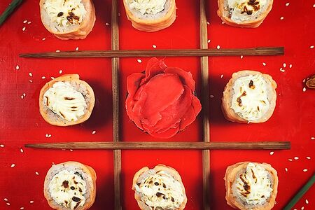 Запечённая Филадельфия в азиатском стиле