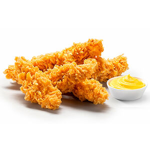 Стрипсы оригинальные с соусом 5 штук