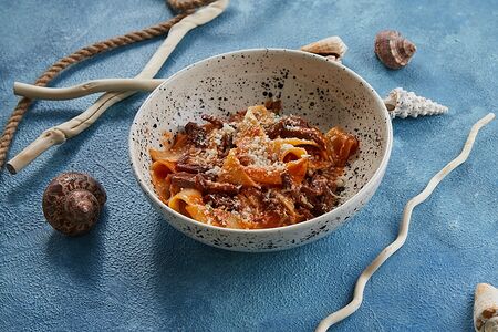 Паппарделле с щечками