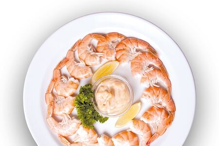 Тигровые креветки с пикантным соусом