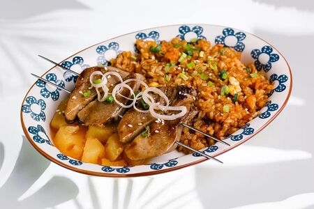 Шашлычок из говяжьего языка