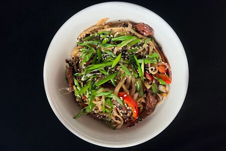 Лапша с говядиной