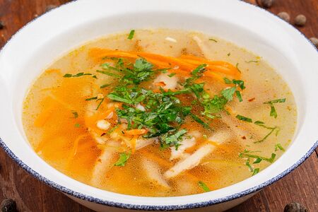 Суп куриный