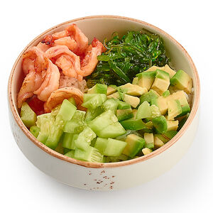 Боул с креветками