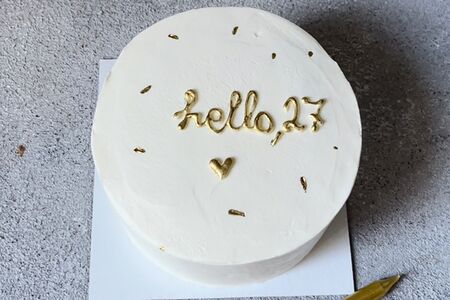 Бенто-торт Клубника со сливками №9