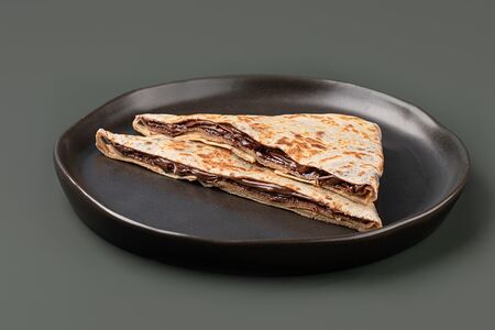 Гречневый блин с шоколадом