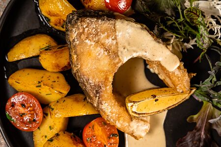 Стейк из карпа