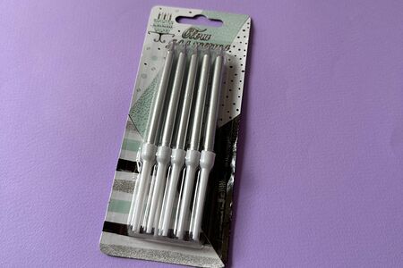 Свечи серебряные