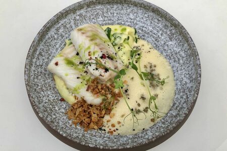 Филе мурманской трески с картофельным пюре