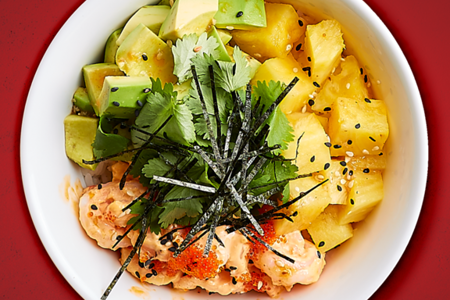 Поке с креветками