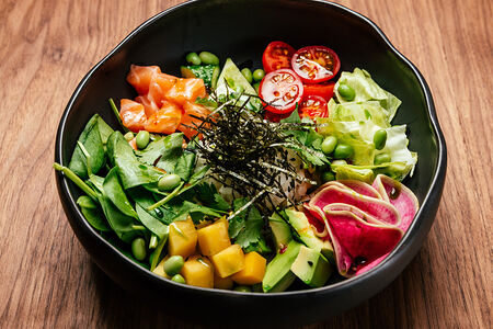 Поке с лососем