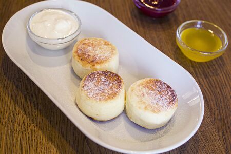 Сырники с мёдом