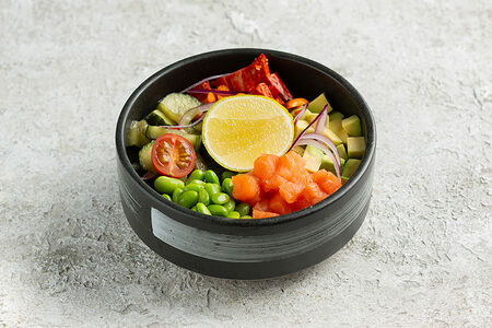 Поке с лососем