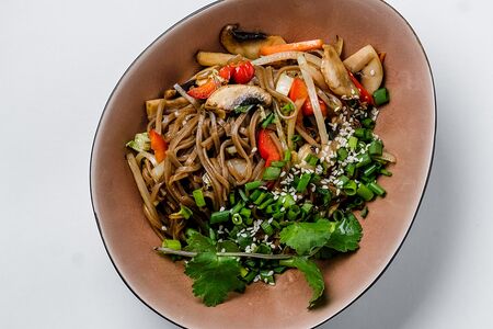 Овощи в соусе Тонкацу