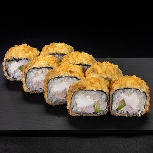 Жареный с крабом и курицей Макси