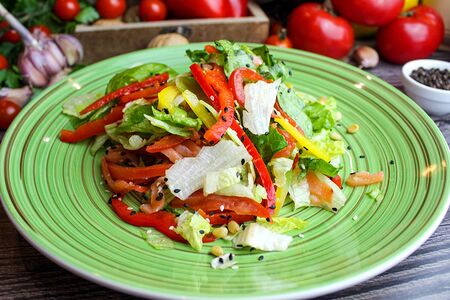 Салат из семги