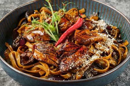 Лапша удон с курочкой