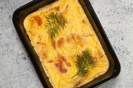 Омлет с беконом