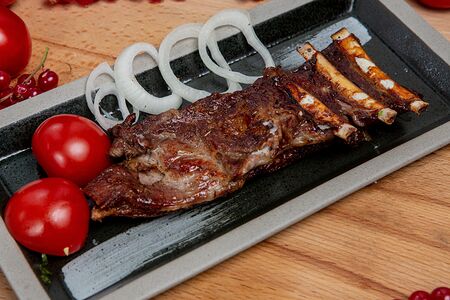 Шашлык из бараньих ребер