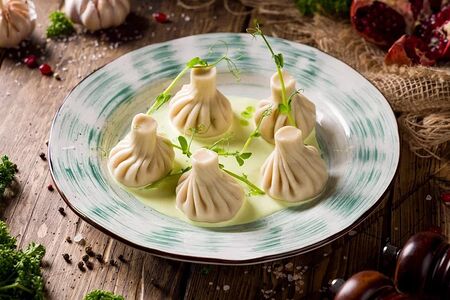 Мини-хинкали с курицей