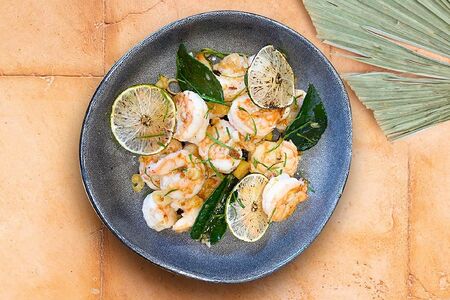 Креветки на гриле