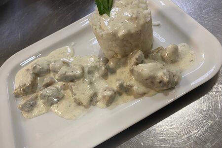 Бланкет из телятины с рисом