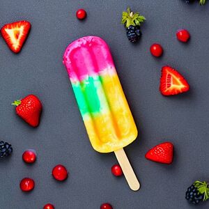 Մրգային սառցե փոփ