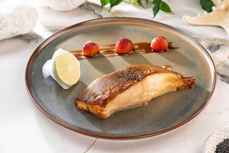 Стейк из черного палтуса