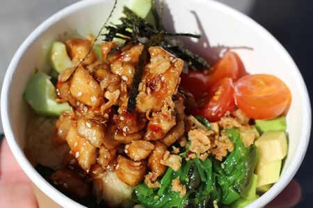 Поке с куриной грудкой