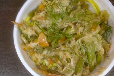 Вок с овощами