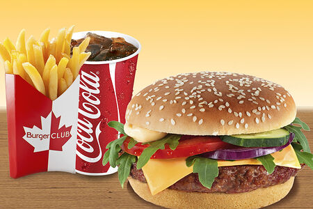 Чизбургер де супер меню